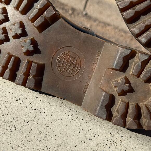 Vintage Made in England Dr. Martens Polley Mica Cut Out Mary Janes Size 7 - Picture 11 of 11